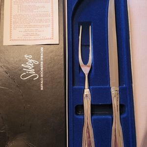 Towle carving fork and knife
